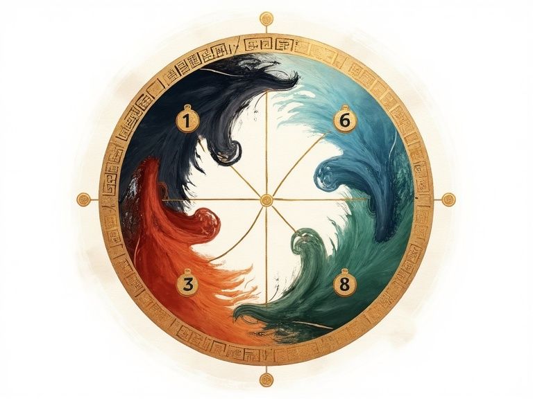 幸运数字与吉时示意图