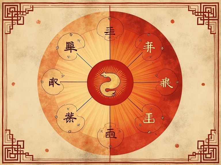 守护方位与开运风水示意图
