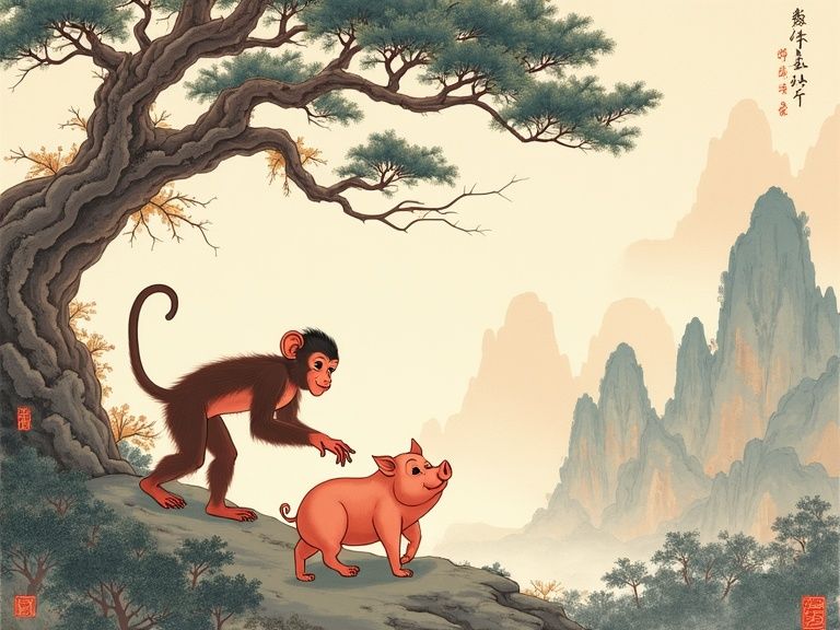 属猪和属猴配对详解 相害关系下的婚配指数与化解方法