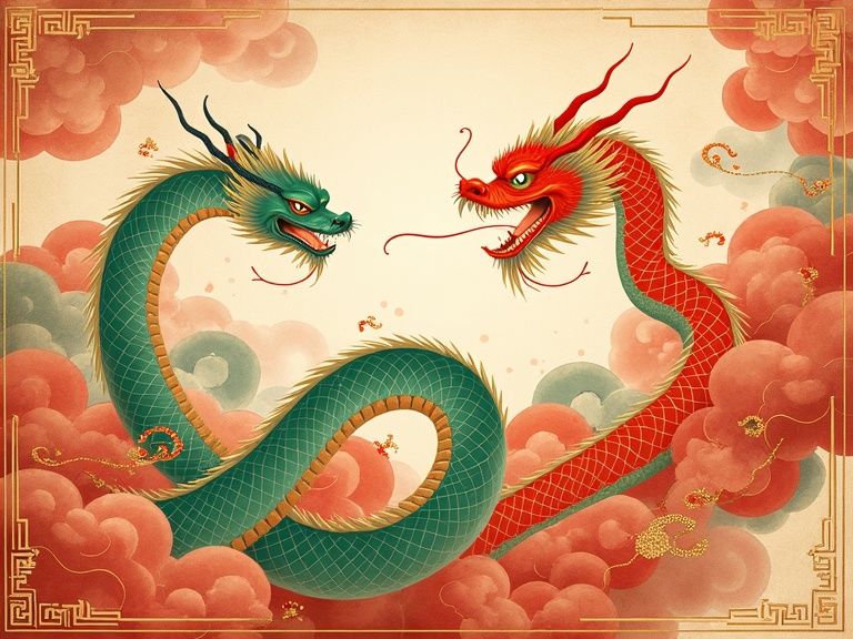 属蛇和属龙配对详解 平和关系中的火土相生与相处之道