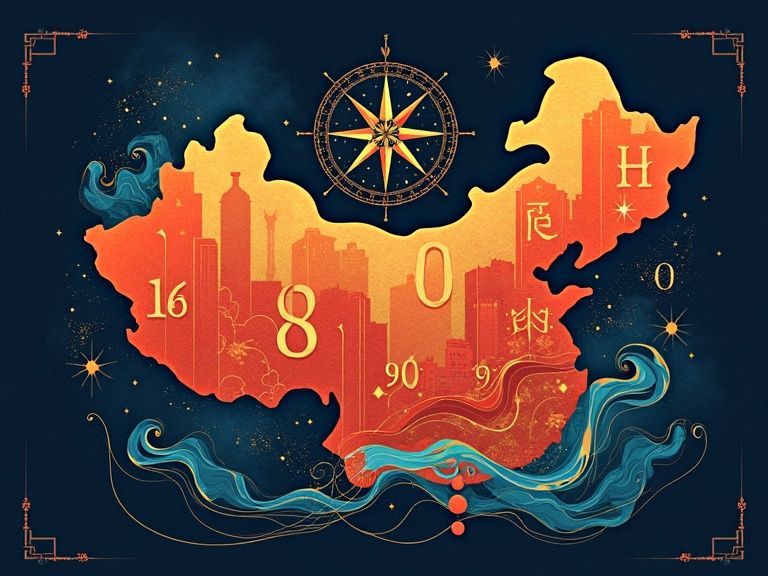 幸运数字与吉时示意图