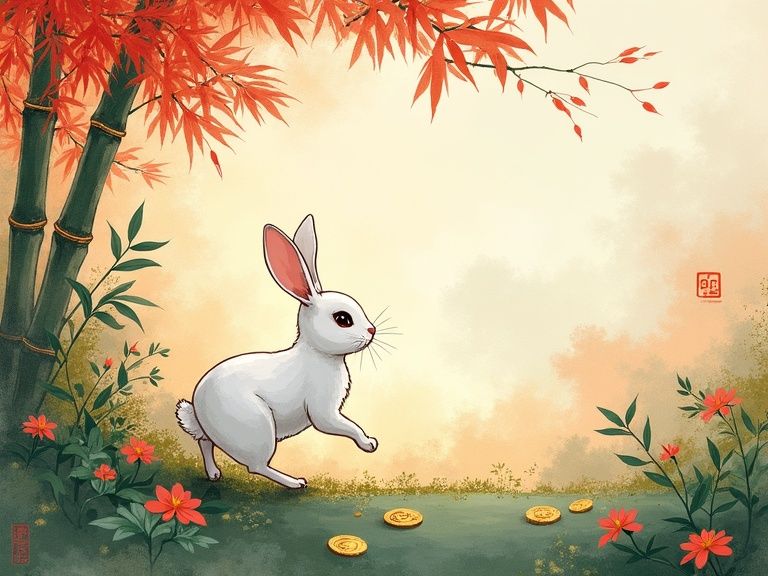 属兔的财运怎么样_一生财运轨迹详解与财位指南