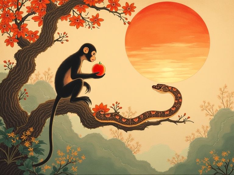 属猴和属蛇深度配对 六合婚配指数与相处之道
