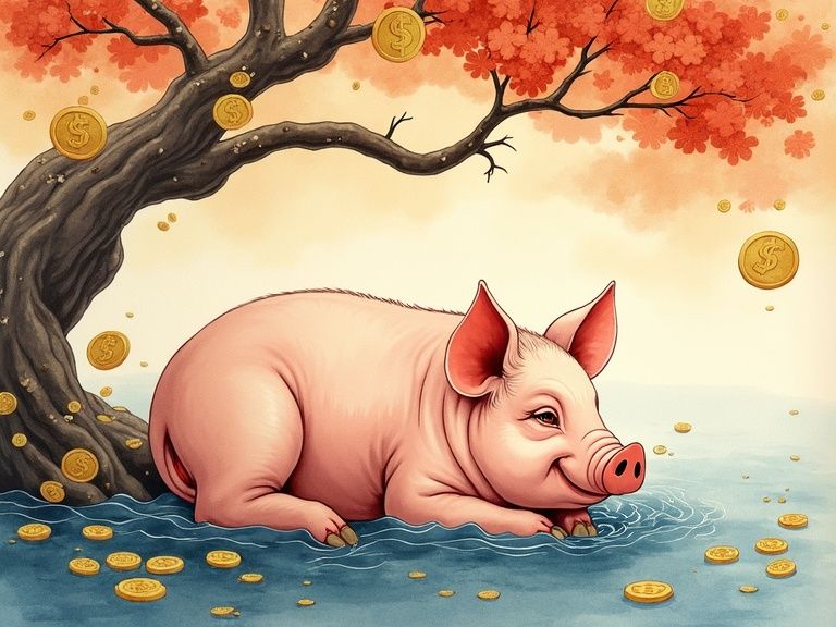 属猪财运怎么样_一生财运轨迹详解_从福禄双全到聚财有方