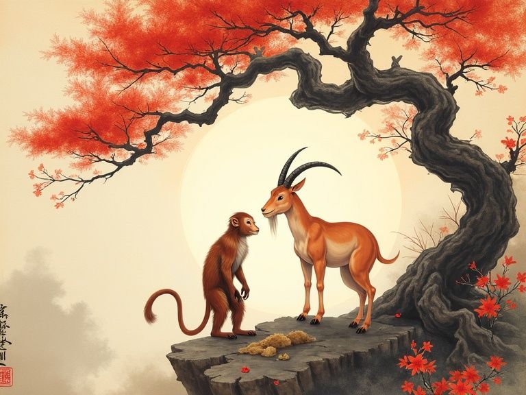 属猴和属羊配对详解 平和关系如何经营与开运