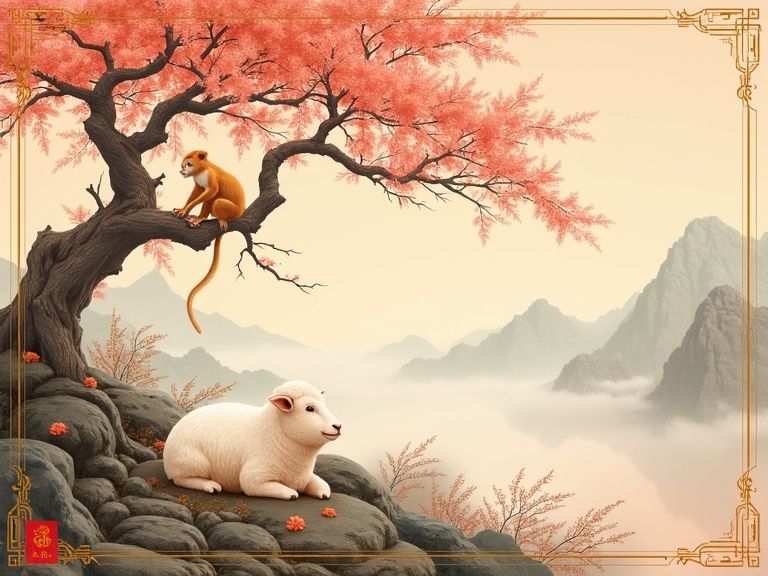 属羊和属猴配对详解 平和关系的婚姻经营之道