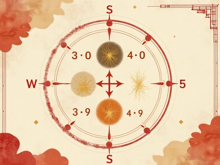 幸运数字与吉时示意图