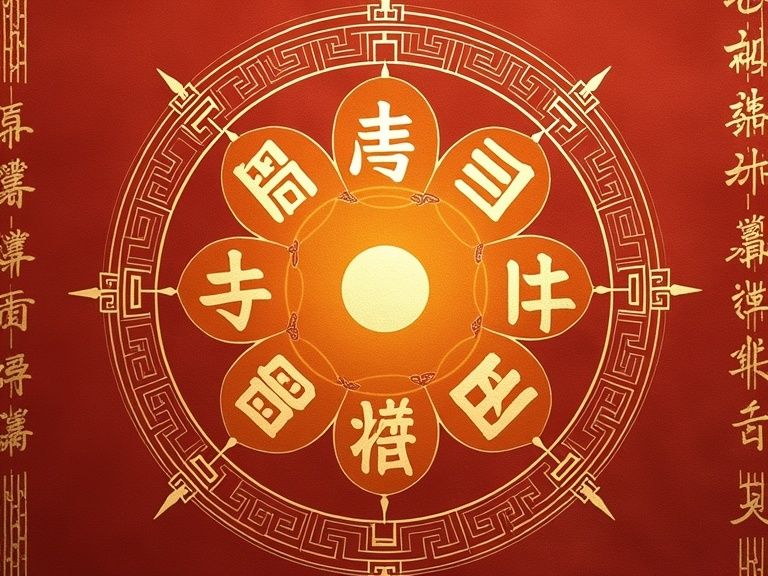 幸运数字与吉时示意图