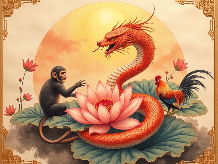 属蛇最佳婚配生肖是什么？蛇婚姻配对宜忌全解读