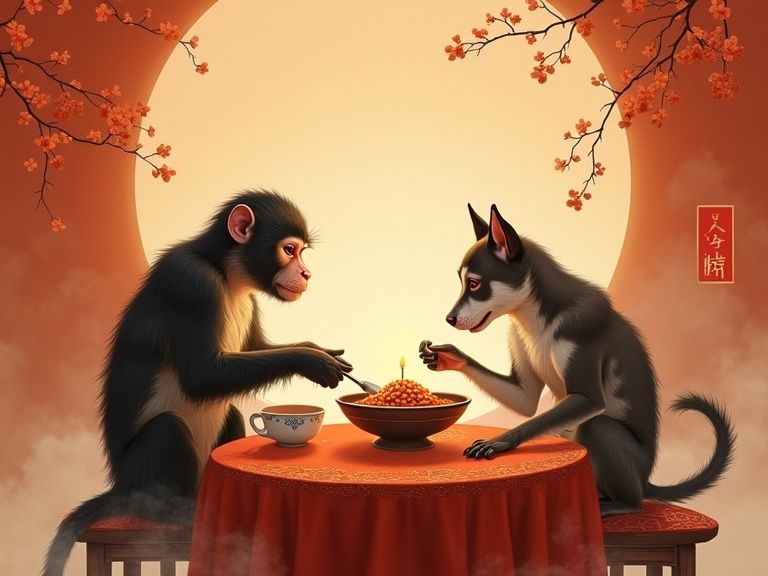 生肖两两深度配对示意图