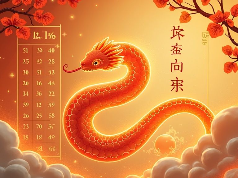 幸运数字与吉时示意图