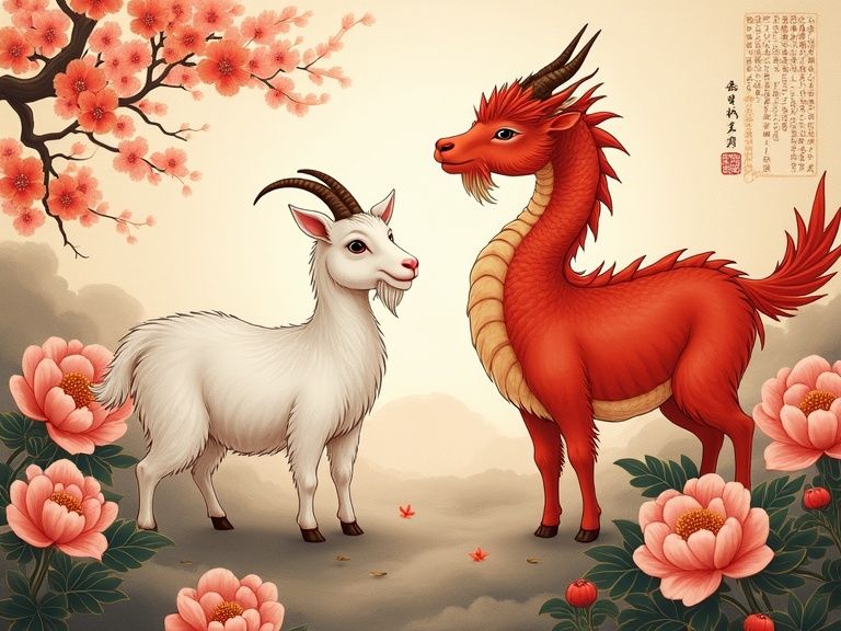 属羊和属龙配对全方位解析，平和关系下的婚配指南
